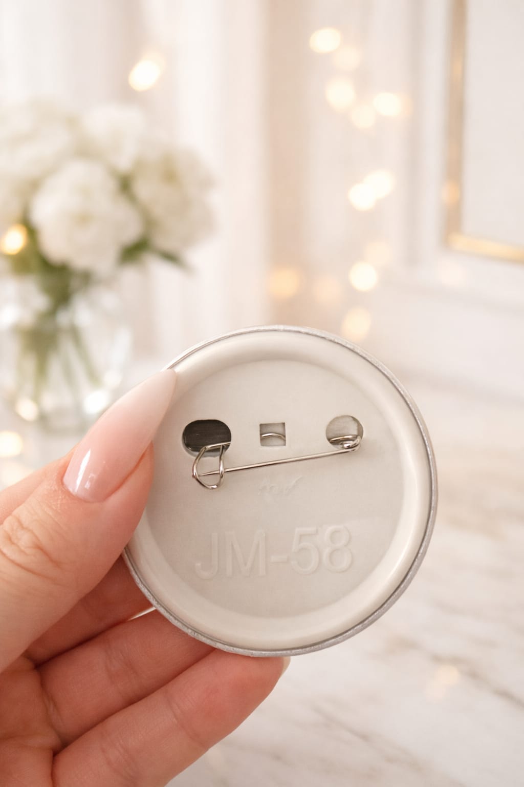 Personalized Pin Badges 58 mm - 1 pc