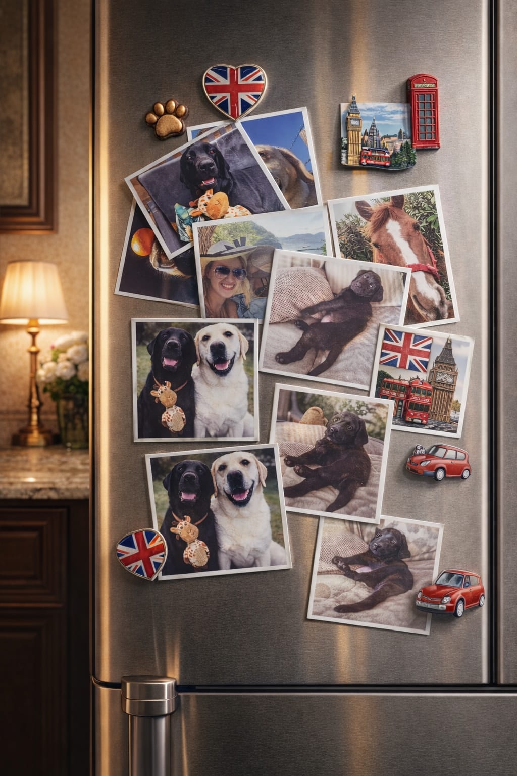 Photo Magnets 70mm x 70mm - Bundle 24 pcs - personalized