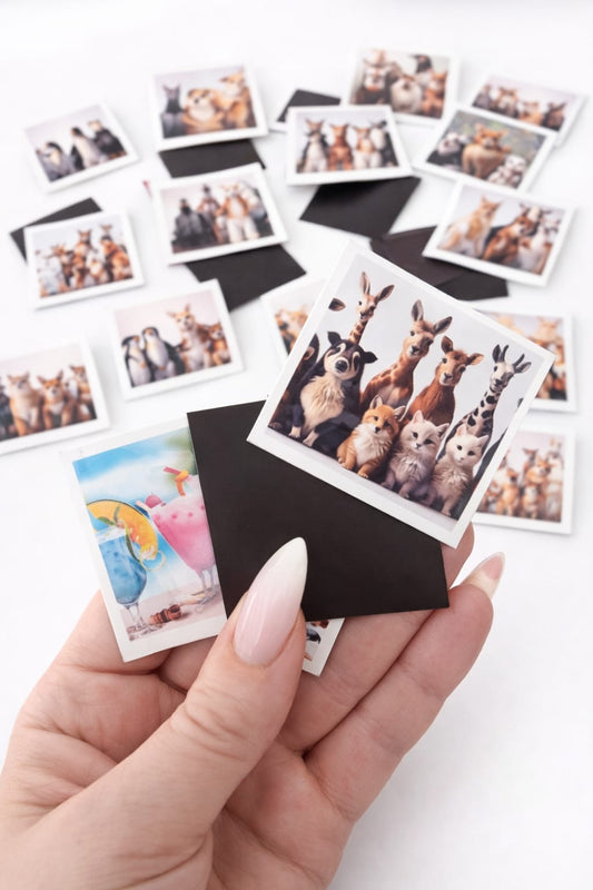 Photo Magnets 50mm x 50mm - Bundle 45 pcs - personalized